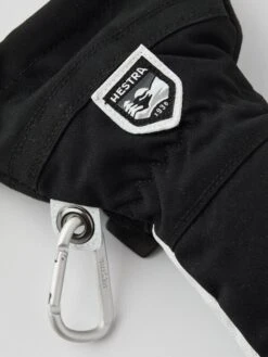 HESTRA ARMY LEATHER HELI SKI JR. 5 Finger Black -Ski Uitrusting Verkoop 30560 100 4