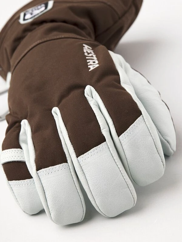 HESTRA ARMY LEATHER HELI SKI 5 Finger Espresso 3 HESTRA ARMY LEATHER HELI SKI 5 Finger Espresso - Afbeelding 3