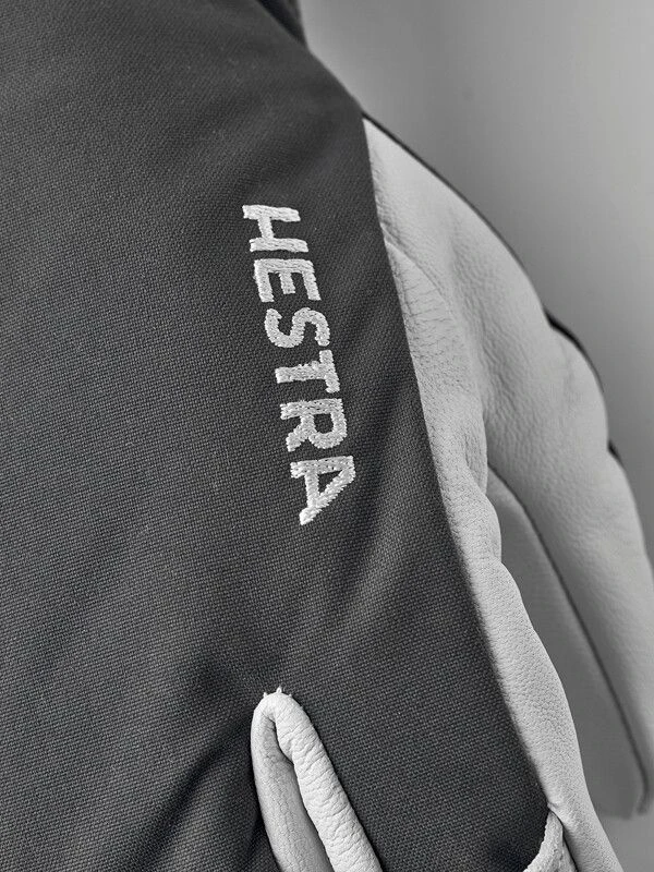 HESTRA ARMY LEATHER HELI SKI 3-finger Grey 5 HESTRA ARMY LEATHER HELI SKI 3-finger Grey - Afbeelding 5