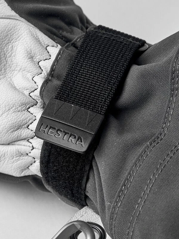 HESTRA ARMY LEATHER HELI SKI 3-finger Grey 6 HESTRA ARMY LEATHER HELI SKI 3-finger Grey - Afbeelding 6