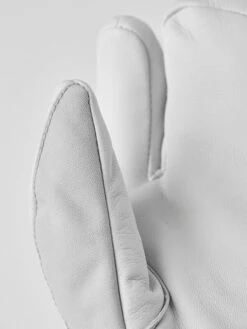 HESTRA HELI SKI FEMALE 3-finger Pale Grey / Offwhite -Ski Uitrusting Verkoop 30612 310020 4