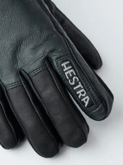 HESTRA ARMY LEATHER WOOL TERRY Grey Black -Ski Uitrusting Verkoop 30800 350100 2 1