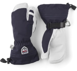 HESTRA ARMY LEATHER HELI SKI JR. 3-FINGER