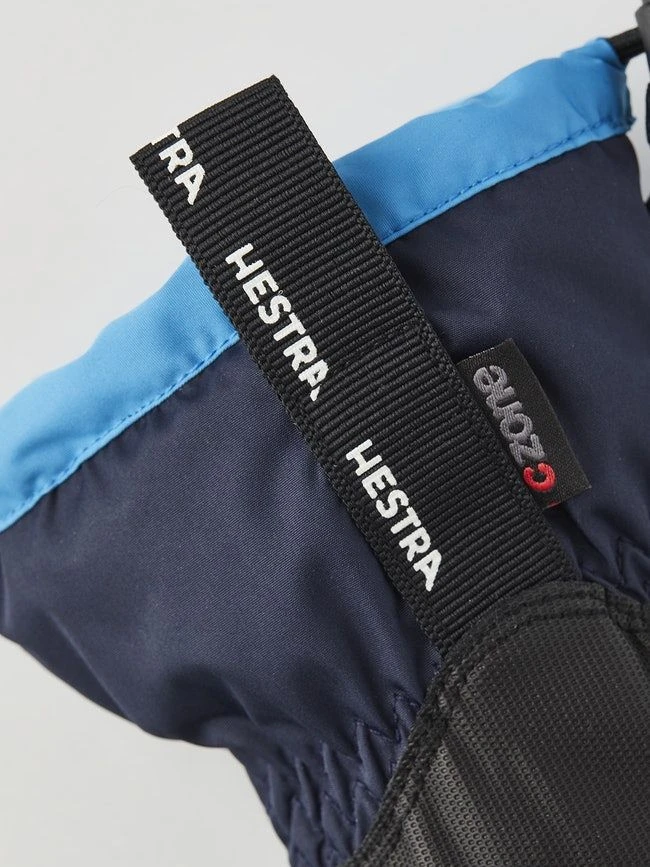 HESTRA GAUNTLET CZONE JR Dark Navy/turquise 4 HESTRA GAUNTLET CZONE JR Dark Navy/turquise - Afbeelding 4