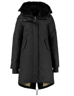 AIRFORCE DOUBLE ZIP FISHTAIL PARKA Black -Ski Uitrusting Verkoop airforce double zip fishtail parka hrw0449 1242x1608 927145