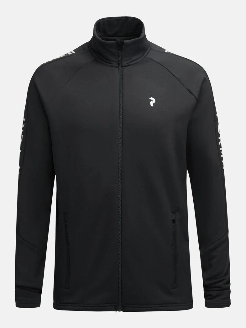 PEAK PERFORMANCE MEN'S RIDER ZIP JACKET Black 1 PEAK PERFORMANCE MEN'S RIDER ZIP JACKET Black