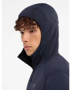 ARC'TERYX KYANITE AR HOODY MEN'S Black Sapphire -Ski Uitrusting Verkoop kyanite ar hoody black sapphire hood