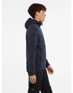 ARC'TERYX KYANITE AR HOODY MEN'S Black Sapphire -Ski Uitrusting Verkoop kyanite ar hoody black sapphire side view right