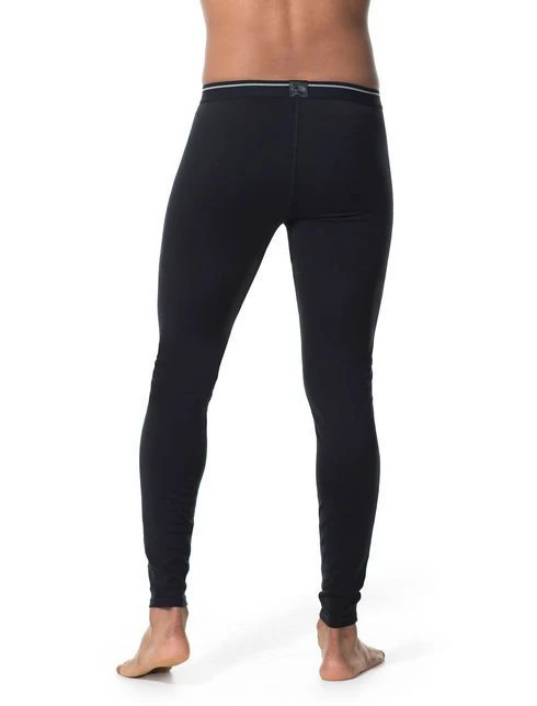 ICEBREAKER MEN'S OASIS LEGGINGS 200 Black 3 ICEBREAKER MEN'S OASIS LEGGINGS 200 Black - Afbeelding 3