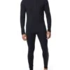 ICEBREAKER MEN'S OASIS LONG SLEEVE HALF ZIP Black