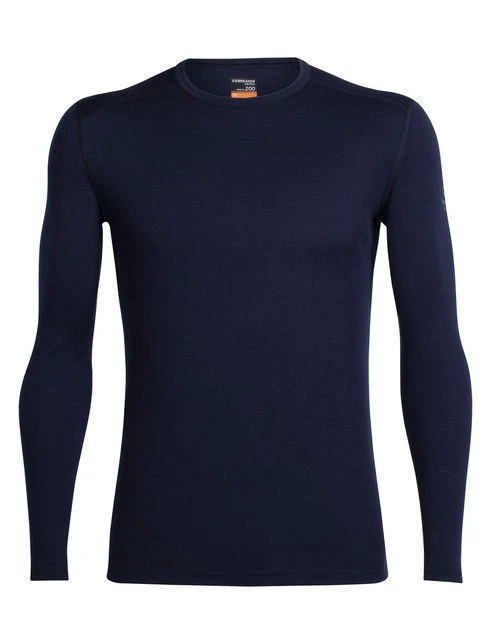 ICEBREAKER MEN'S OASIS LONG SLEEVE CREWE MIDNIGHT Navy 6 ICEBREAKER MEN'S OASIS LONG SLEEVE CREWE MIDNIGHT Navy - Afbeelding 6
