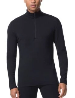 ICEBREAKER MEN'S OASIS LONG SLEEVE HALF ZIP MIDNIGHT Navy -Ski Uitrusting Verkoop oasis navy2