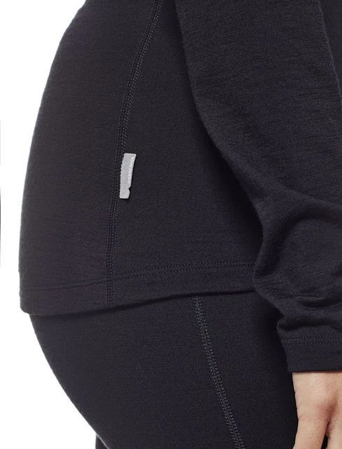 ICEBREAKER WOMEN'S OASIS LONG SLEEVE SCOOP GRITSTONE 1 ICEBREAKER WOMEN'S OASIS LONG SLEEVE SCOOP GRITSTONE