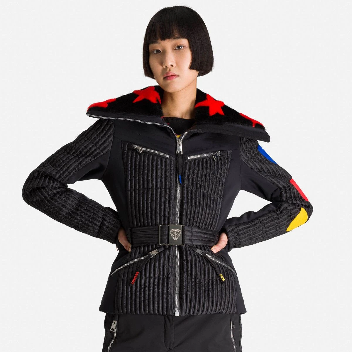 JC. DE CASTELBAJAC W MADDY STAR JKT Black 1 JC. DE CASTELBAJAC W MADDY STAR JKT Black