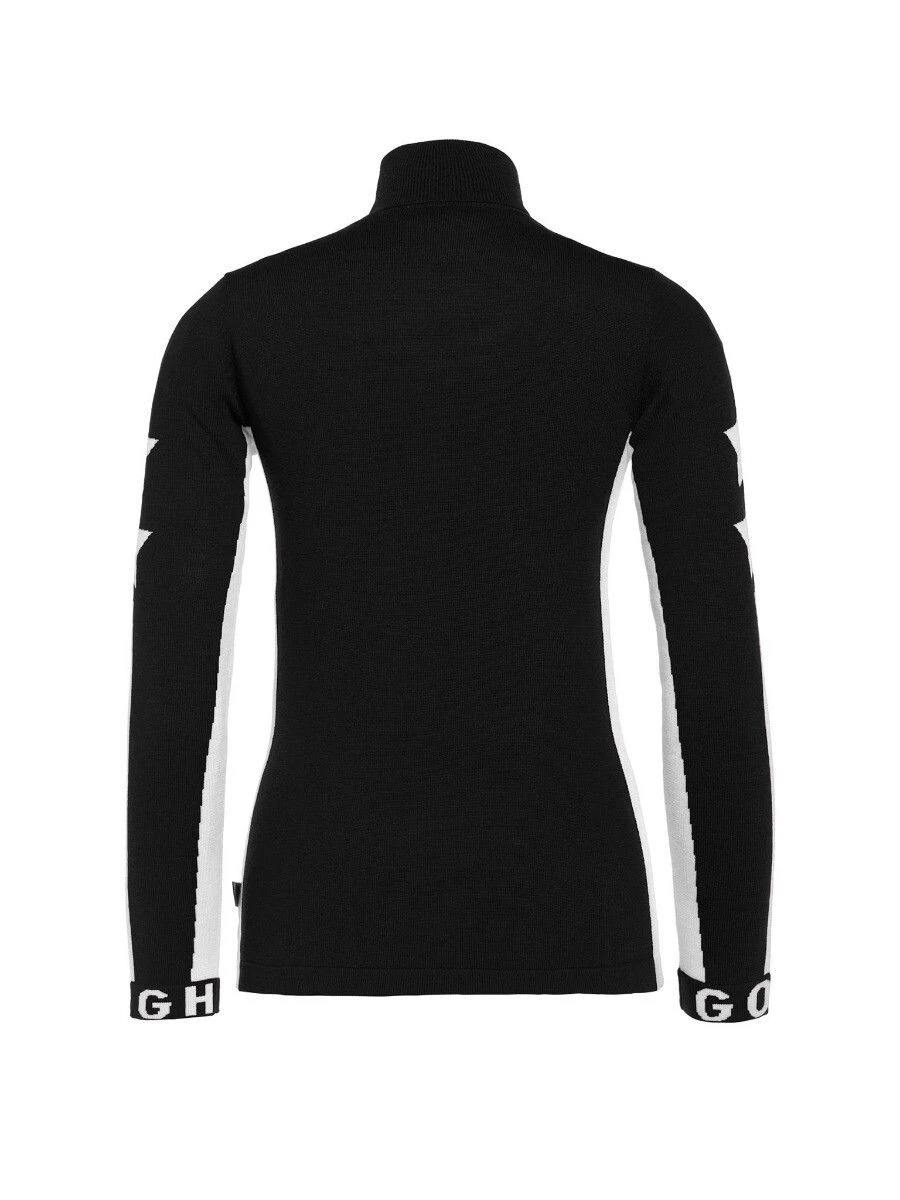 GOLDBERGH SARGANS KNIT SWEATER Black 2 GOLDBERGH SARGANS KNIT SWEATER Black - Afbeelding 2