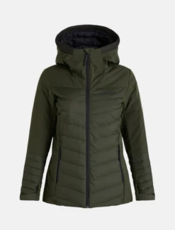 PEAK PERFORMANCE BLACKFIRE DOWN JACKET WOMEN Forest Night Olive