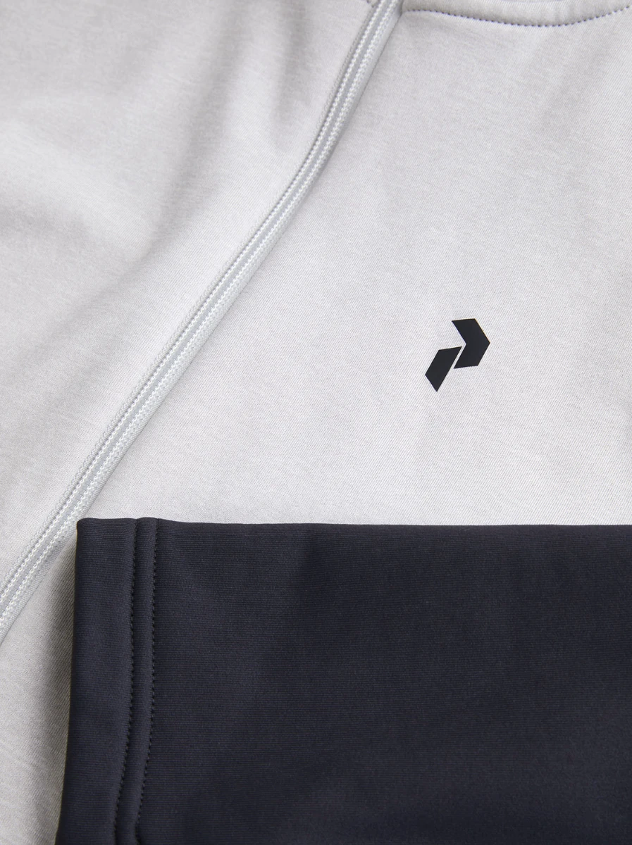 PEAK PERFORMANCE MEN'S RIDER ZIP HOOD Melange Black 4 PEAK PERFORMANCE MEN'S RIDER ZIP HOOD Melange Black - Afbeelding 4