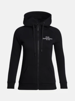 PEAK PERFORMANCE WOMEN'S ORIGINAL ZIP HOOD Black