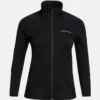 PEAK PERFORMANCE WOMEN'S VERTICAL MID ZIP JACKET Black