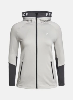 PEAK PERFORMANCE WOMEN'S RIDER ZIP HOOD Med Grey Melange / Motion Grey