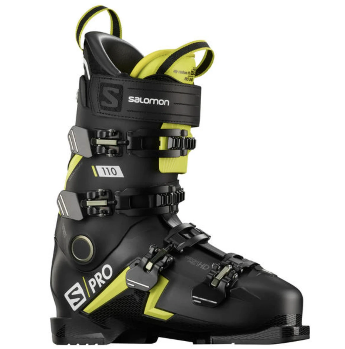 SALOMON S PRO 110 Black Acid Green White 1 SALOMON S PRO 110 Black Acid Green White