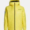 PEAK PERFORMANCE MEN'S VERTIX DOWN JACKET PATCH Citrine