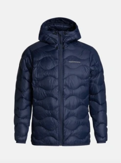 PEAK PERFORMANCE HELIUM DOWN HOOD MEN Blue Shadow