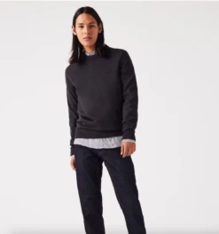 LACOSTE TRUI HEREN RONDE HALS MERINOWOL Grijs -Ski Uitrusting Verkoop schermafbeelding 2022 08 09 om 12.38.11