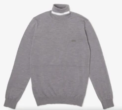 LACOSTE COLTRUI VAN MERINOWOL Grijs