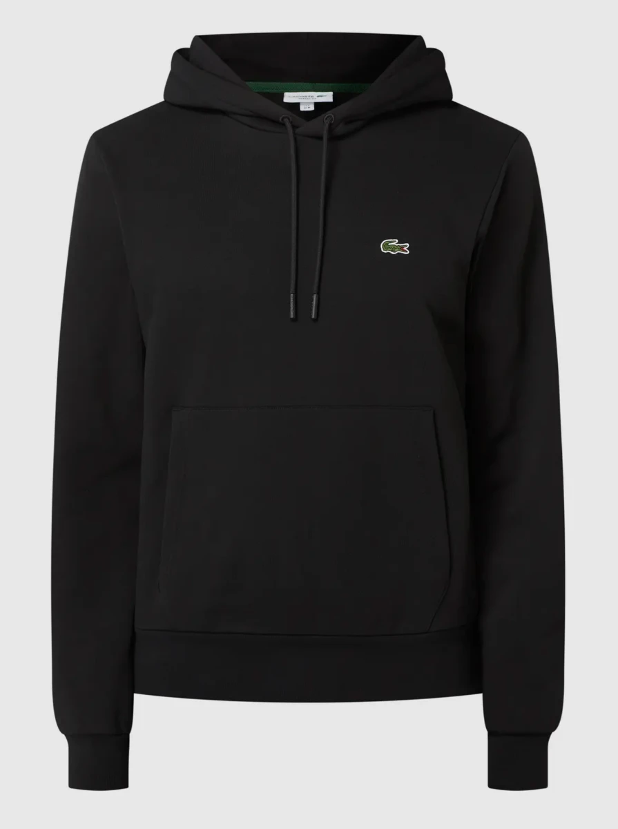 LACOSTE SWEATHSHIRT MET HOOD Black 1 LACOSTE SWEATHSHIRT MET HOOD Black