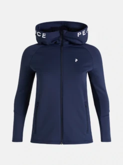 PEAK PERFORMANCE WOMEN'S RIDER ZIP HOOD Blue Shadow