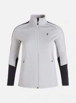 PEAK PERFORMANCE WOMEN'S RIDER ZIP JACKET Med Grey Melange