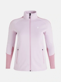 PEAK PERFORMANCE WOMEN'S RIDER ZIP JACKET Cold Blush / Bitter Root