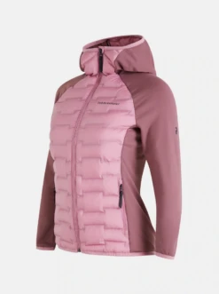 PEAK PERFORMANCE WOMEN'S ARGON HYBRID HOOD JACKET Bitter Root / Rose Brown -Ski Uitrusting Verkoop schermafbeelding 2022 09 17 om 10.17.50
