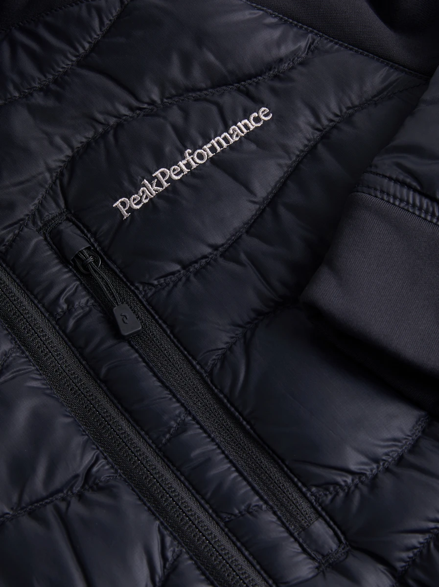 PEAK PERFORMANCE HELIUM HYBRID DOWN HOOD JACKET WOMEN Black 3 PEAK PERFORMANCE HELIUM HYBRID DOWN HOOD JACKET WOMEN Black - Afbeelding 3