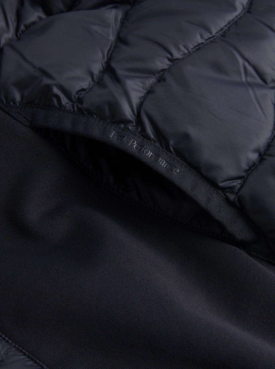 PEAK PERFORMANCE HELIUM HYBRID DOWN HOOD JACKET WOMEN Black 2 PEAK PERFORMANCE HELIUM HYBRID DOWN HOOD JACKET WOMEN Black - Afbeelding 2