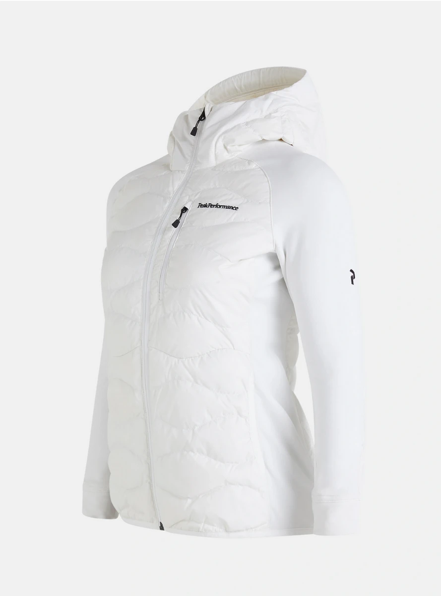 PEAK PERFORMANCE HELIUM HYBRID DOWN HOOD JACKET WOMEN White 3 PEAK PERFORMANCE HELIUM HYBRID DOWN HOOD JACKET WOMEN White - Afbeelding 3