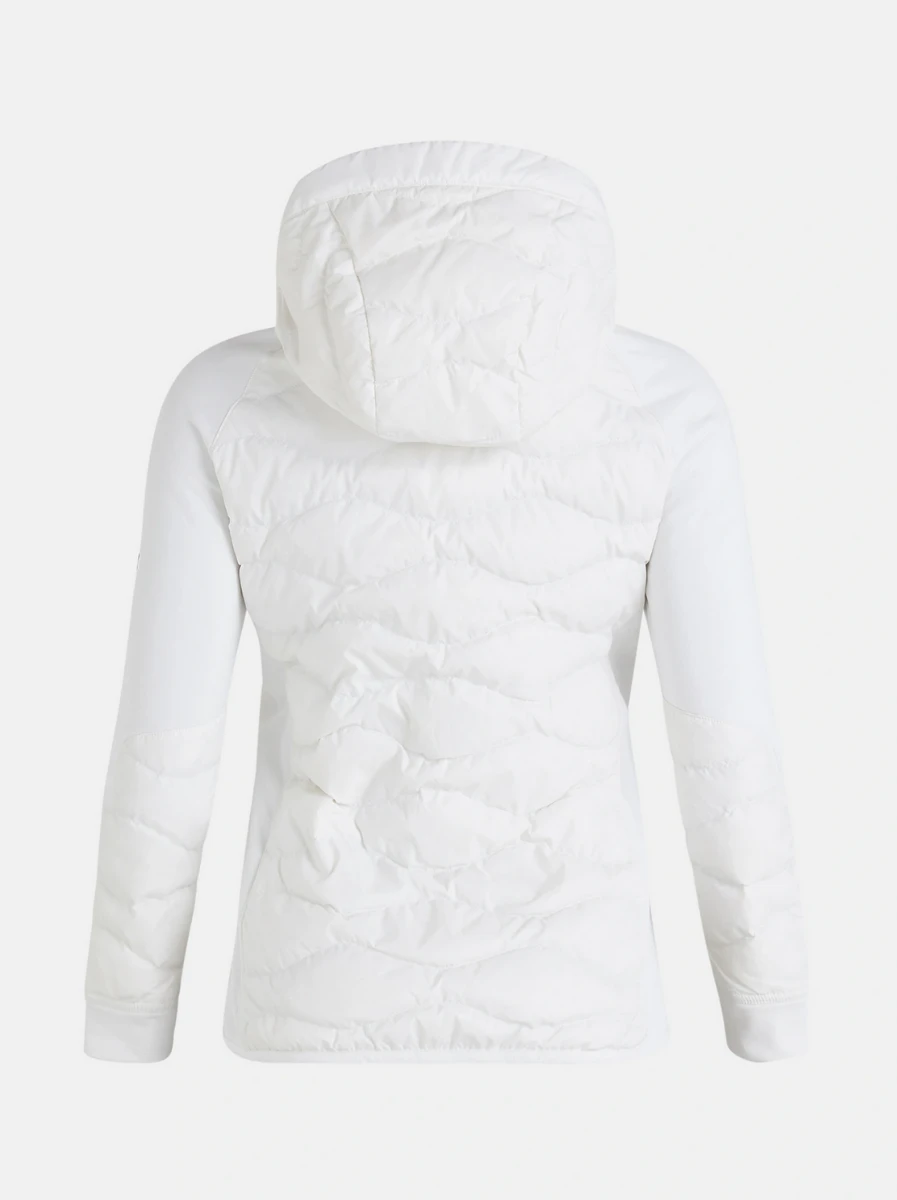PEAK PERFORMANCE HELIUM HYBRID DOWN HOOD JACKET WOMEN White 2 PEAK PERFORMANCE HELIUM HYBRID DOWN HOOD JACKET WOMEN White - Afbeelding 2