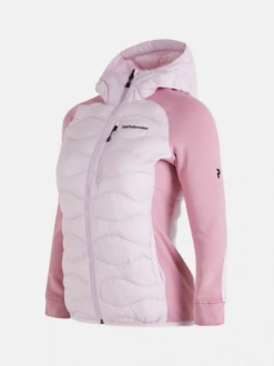 PEAK PERFORMANCE HELIUM HYBRID DOWN HOOD JACKET WOMEN Cold Blush / Bitter Root -Ski Uitrusting Verkoop schermafbeelding 2022 10 03 om 13.25.19