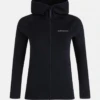 PEAK PERFORMANCE CHILL ZIP HOOD WOMEN Black