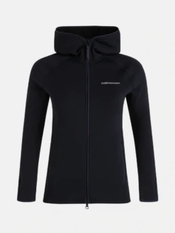 PEAK PERFORMANCE CHILL ZIP HOOD WOMEN Black