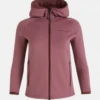 PEAK PERFORMANCE CHILL ZIP HOOD WOMEN Rose Brown / Sapote