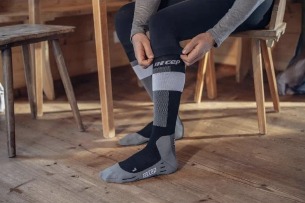 CEP Merino Socks Skiing Tall V2 Compressie Men 4 CEP Merino Socks Skiing Tall V2 Compressie Men - Afbeelding 4