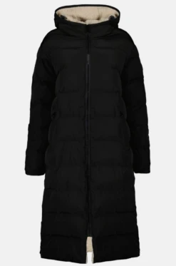 AIRFORCE LONG REVERSIBLE TEDDY JACKET True Black