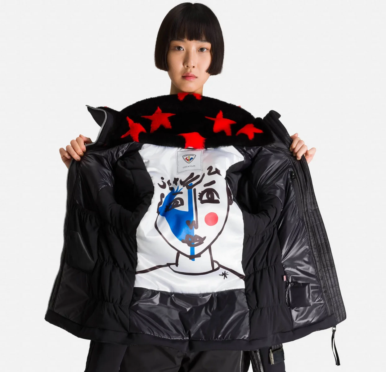 JC. DE CASTELBAJAC W MADDY STAR JKT Black 4 JC. DE CASTELBAJAC W MADDY STAR JKT Black - Afbeelding 4