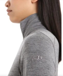 ICEBREAKER WOMEN'S TECH TOP 260 LONG SLEEVE HALF ZIP Gritstone Heather -Ski Uitrusting Verkoop schermafbeelding 2022 10 29 om 15.19.58