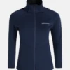 PEAK PERFORMANCE VERTICAL MID ZIP JACKET WOMEN Blue Shadow