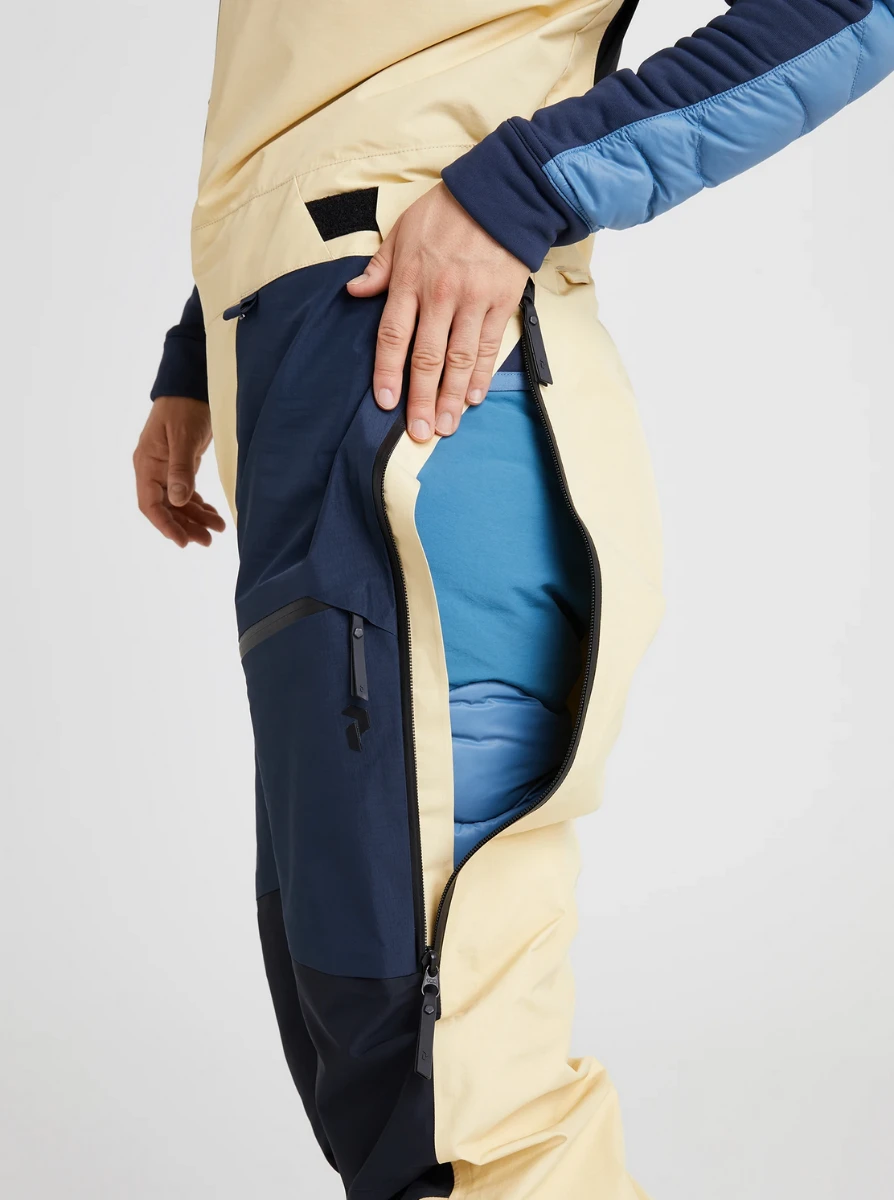 PEAK PERFORMANCE VERTICAL GORE-TEX PRO 3L BIB PANTS WOMEN Pale Blue 7 PEAK PERFORMANCE VERTICAL GORE-TEX PRO 3L BIB PANTS WOMEN Pale Blue - Afbeelding 7